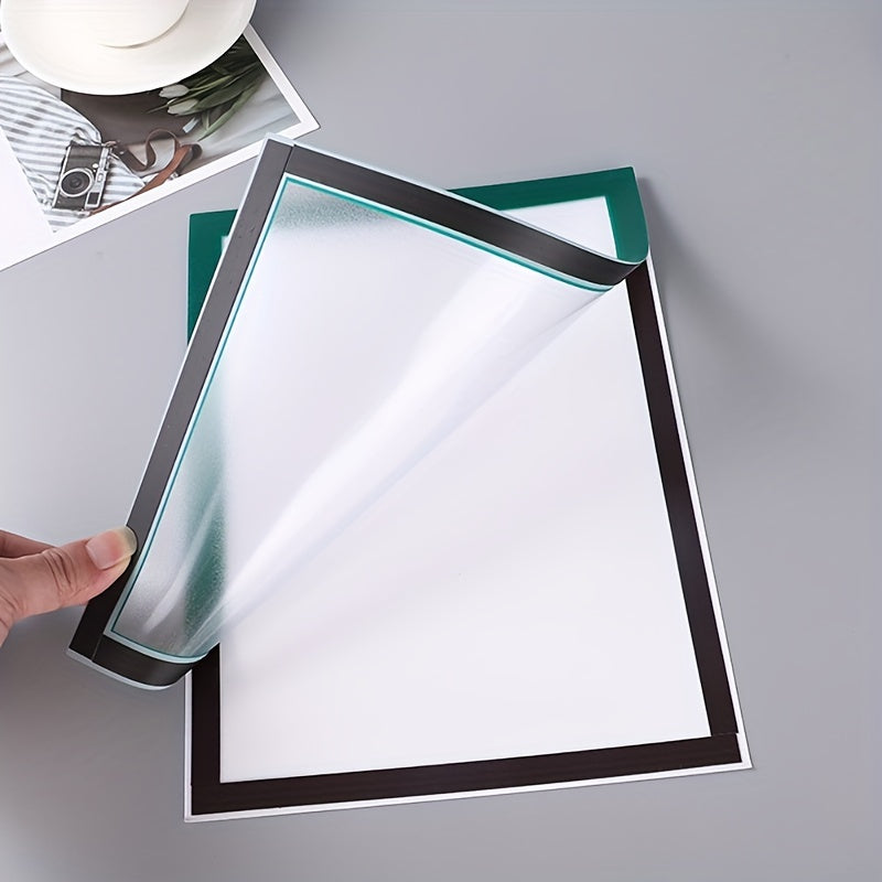 Magnetic A3 Wall Frame for Effortless Document Display – Black