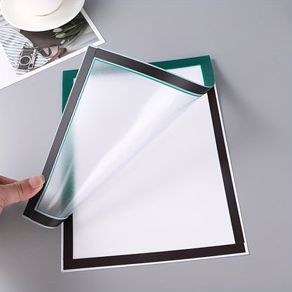 Magnetic A3 Wall Frame for Effortless Document Display – Black