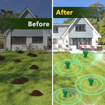 Solar Garden Pest Repeller Powered by Sunlight