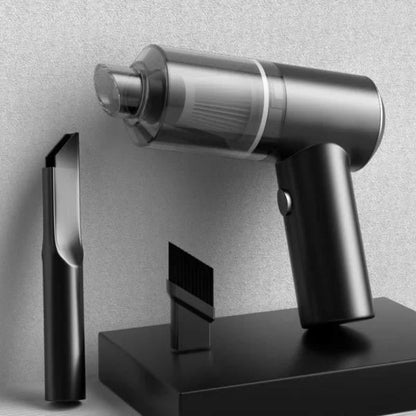 Compact Car Vacuum for Efficient Cleaning – Black