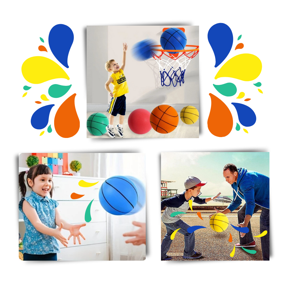 Colorful Fun Quiet Basketball
