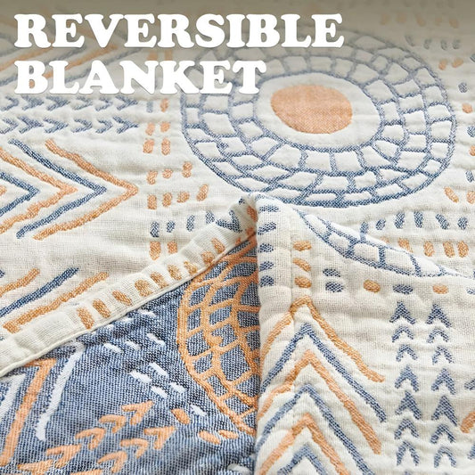 Reversible Decorative Blanket – Versatile Comfort Design