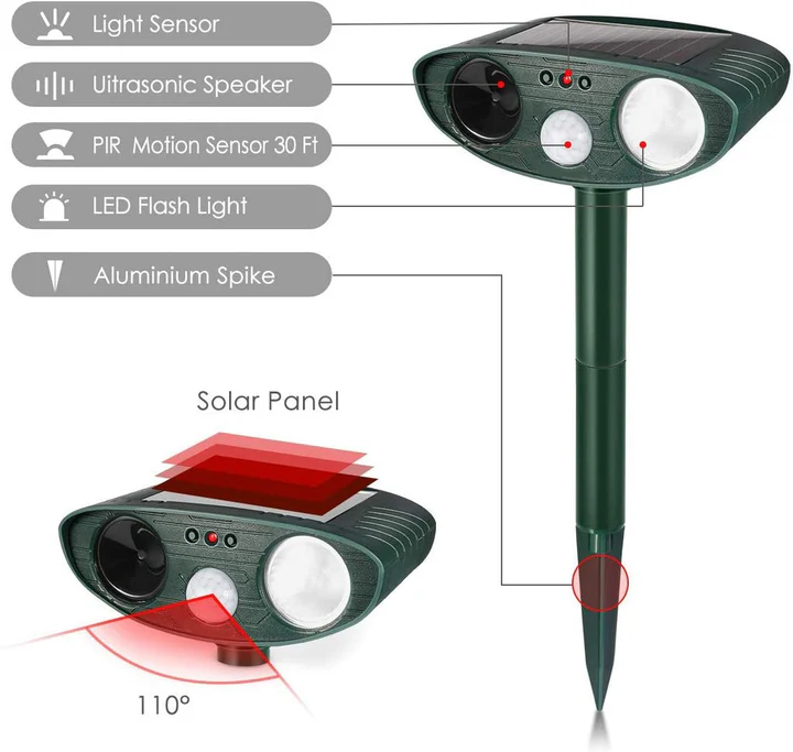 Ultrasonic Rabbit Deterrent Device