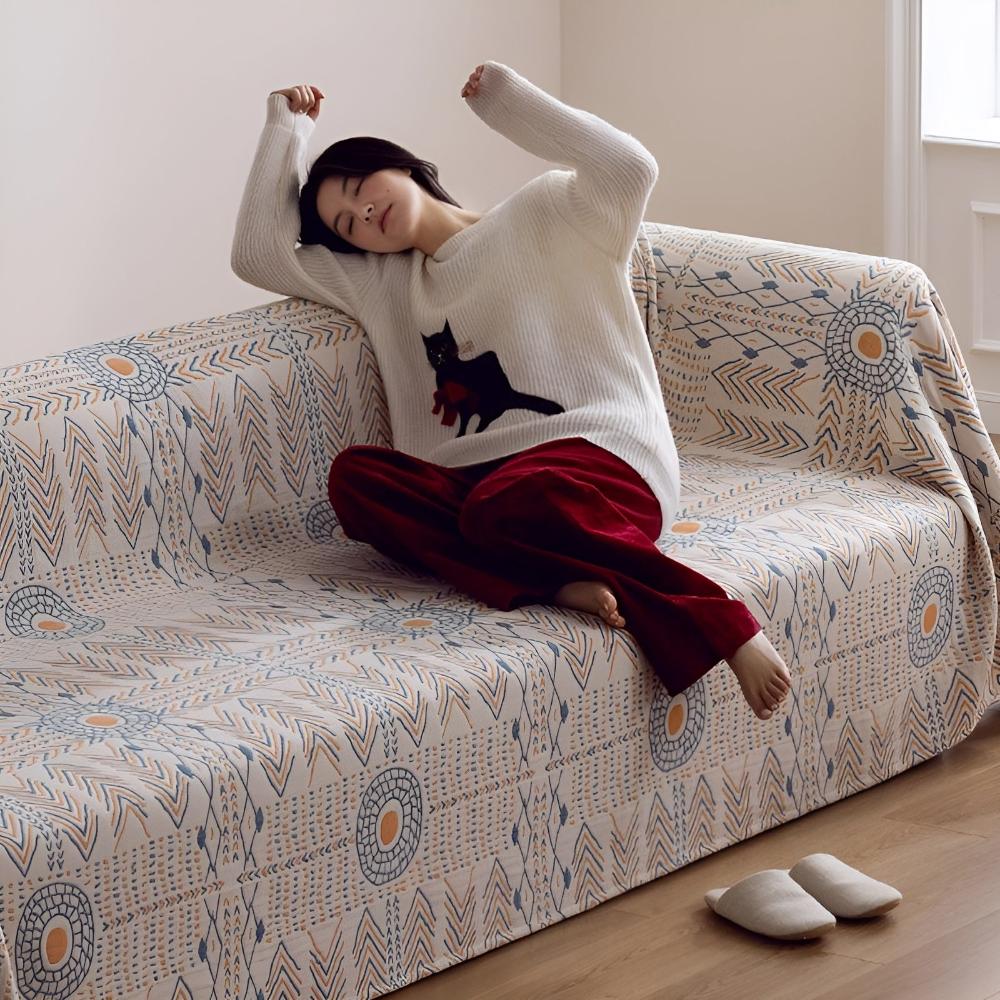 Reversible Decorative Blanket – Versatile Comfort Design