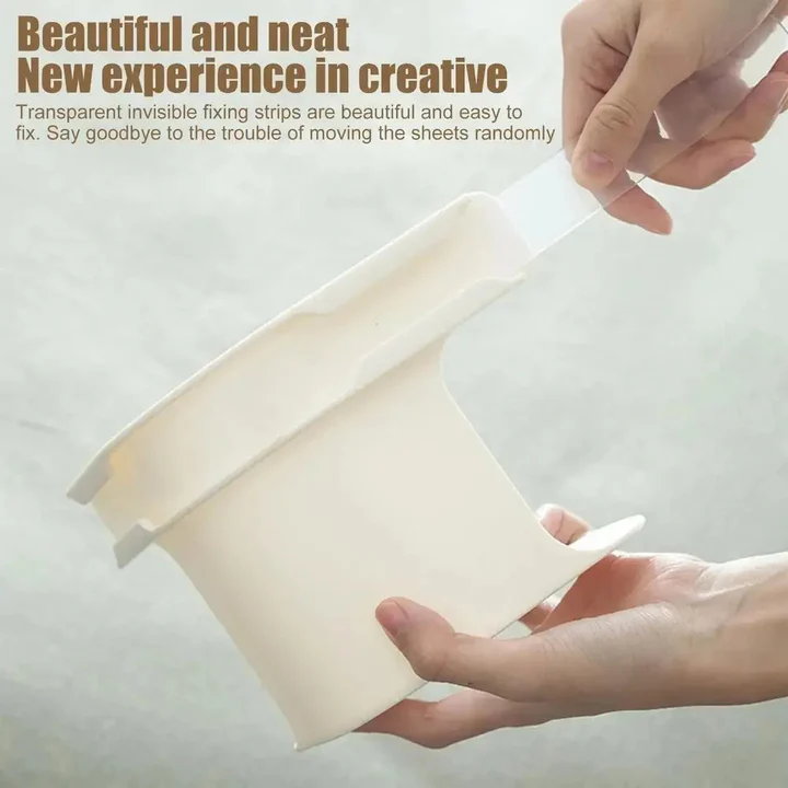 Adjustable Bed Sheet Clips for Secure Sheet Holding – White