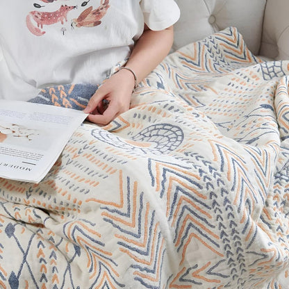 Reversible Decorative Blanket – Versatile Comfort Design