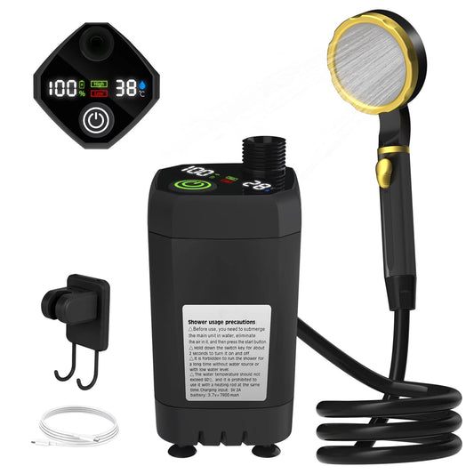 Portable Shower for Camping Use – Gray