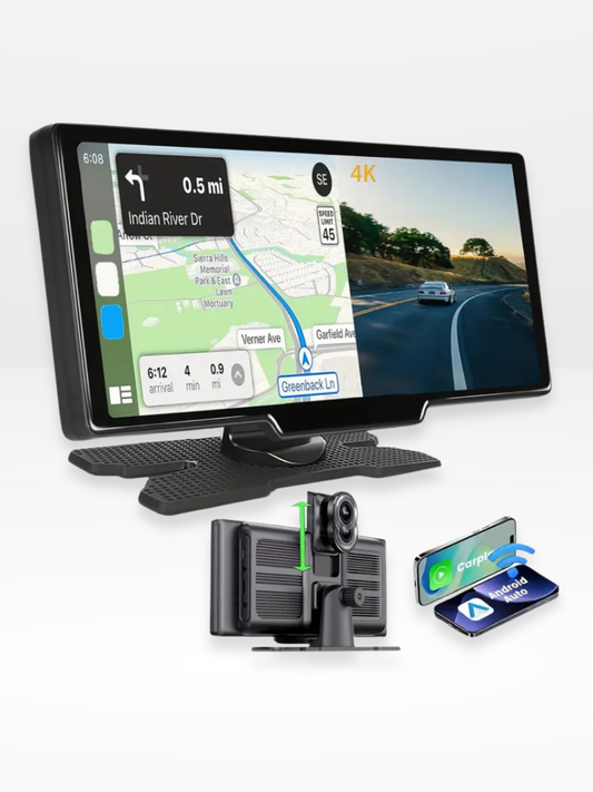 Navigation Display for CarPlay with Integrated Backup Camera