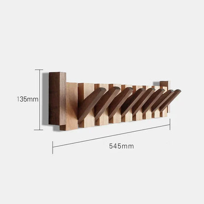 Stylish Wooden Coat Rack for Piano Hangers – Clothing Storage