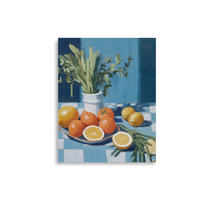 Elegant Fruit Arrangement Print on Premium Paper