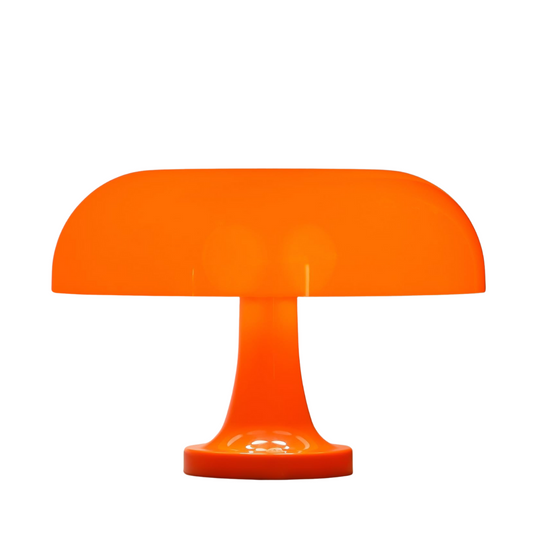 Table Lamps with LED Mushroom Design in Nordic Style – Red