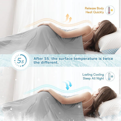 Cooling Blanket 0.4 for Hot Sleepers – Q-Max Technology