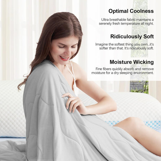 Cooling Blanket 0.4 for Hot Sleepers – Q-Max Technology