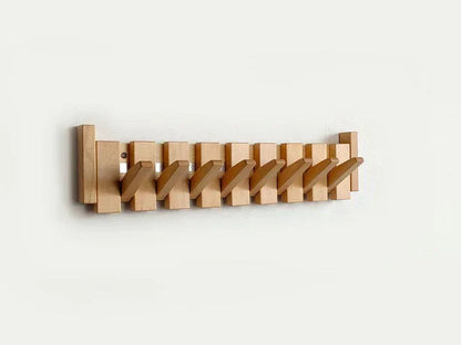 Stylish Wooden Coat Rack for Piano Hangers – Clothing Storage