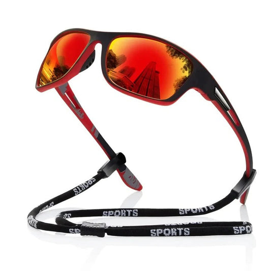 Polarized Sunglasses for Outdoor Sports Activities – Red