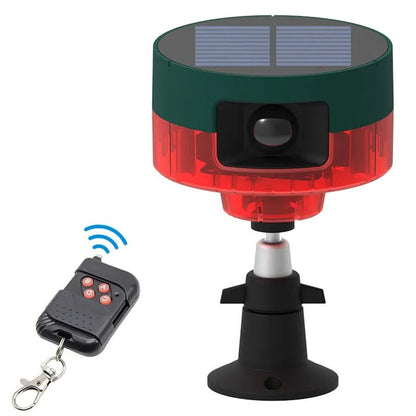 360-Degree Solar Animal Repeller for Birds, Pigeons, Boars, Rabbits, and Deer – Red