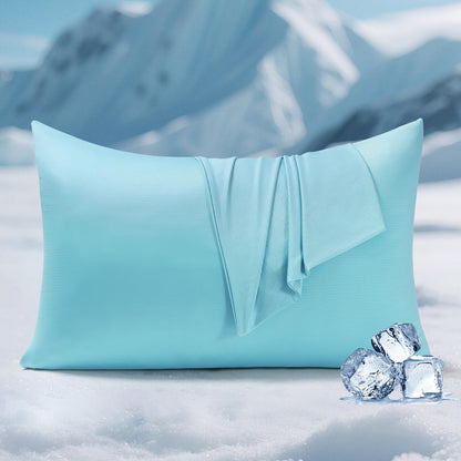 Dual-Sided Cooling Pillowcase - Breathable & Lightweight for Hot Sleepers