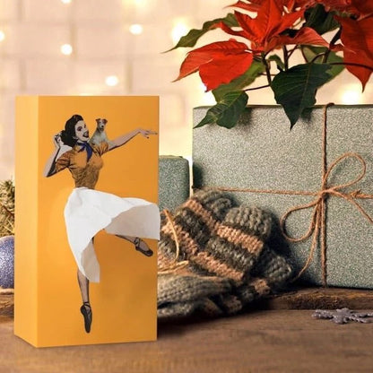 Flying Skirt Tissue Holder for Home Decor – Yellow