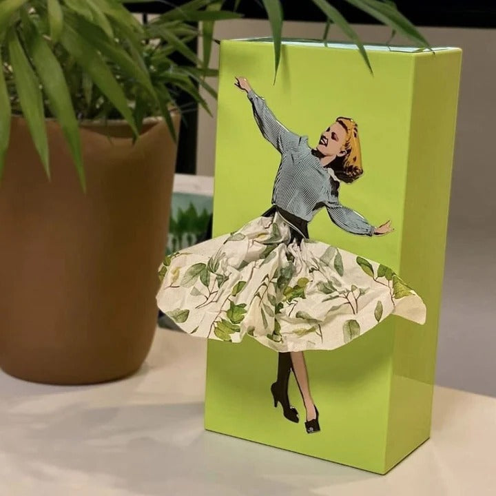 Flying Skirt Tissue Holder for Home Decor
