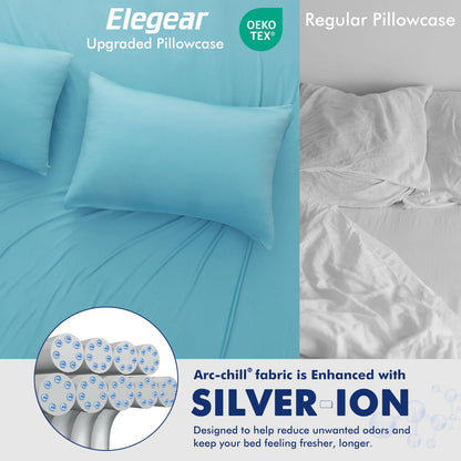 Dual-Sided Cooling Pillowcase - Breathable & Lightweight for Hot Sleepers