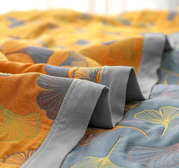 Nature's Embrace Reversible Throw Blanket