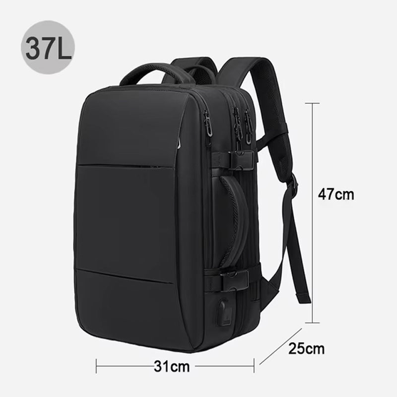 Spacious Laptop Carrier Backpack – Black