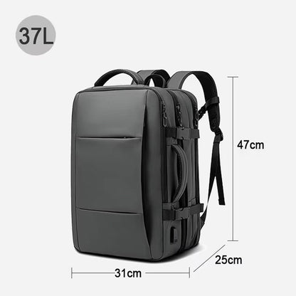 Spacious Laptop Carrier Backpack – Grey