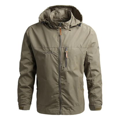 Tactical Jacket for Men - Windbreaker Style – Khaki