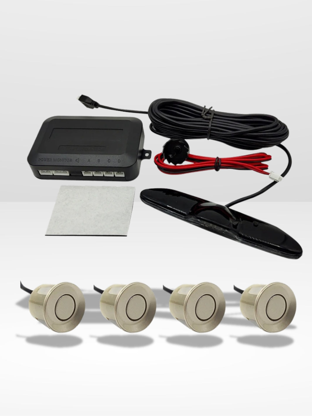 LED Display Parking Assistant with Reverse Radar System