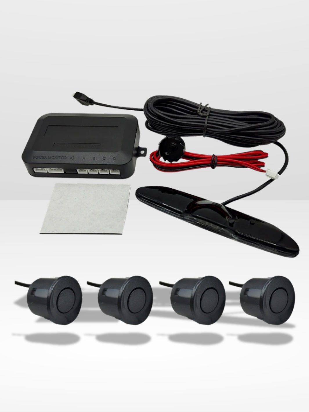 LED Display Parking Assistant with Reverse Radar System
