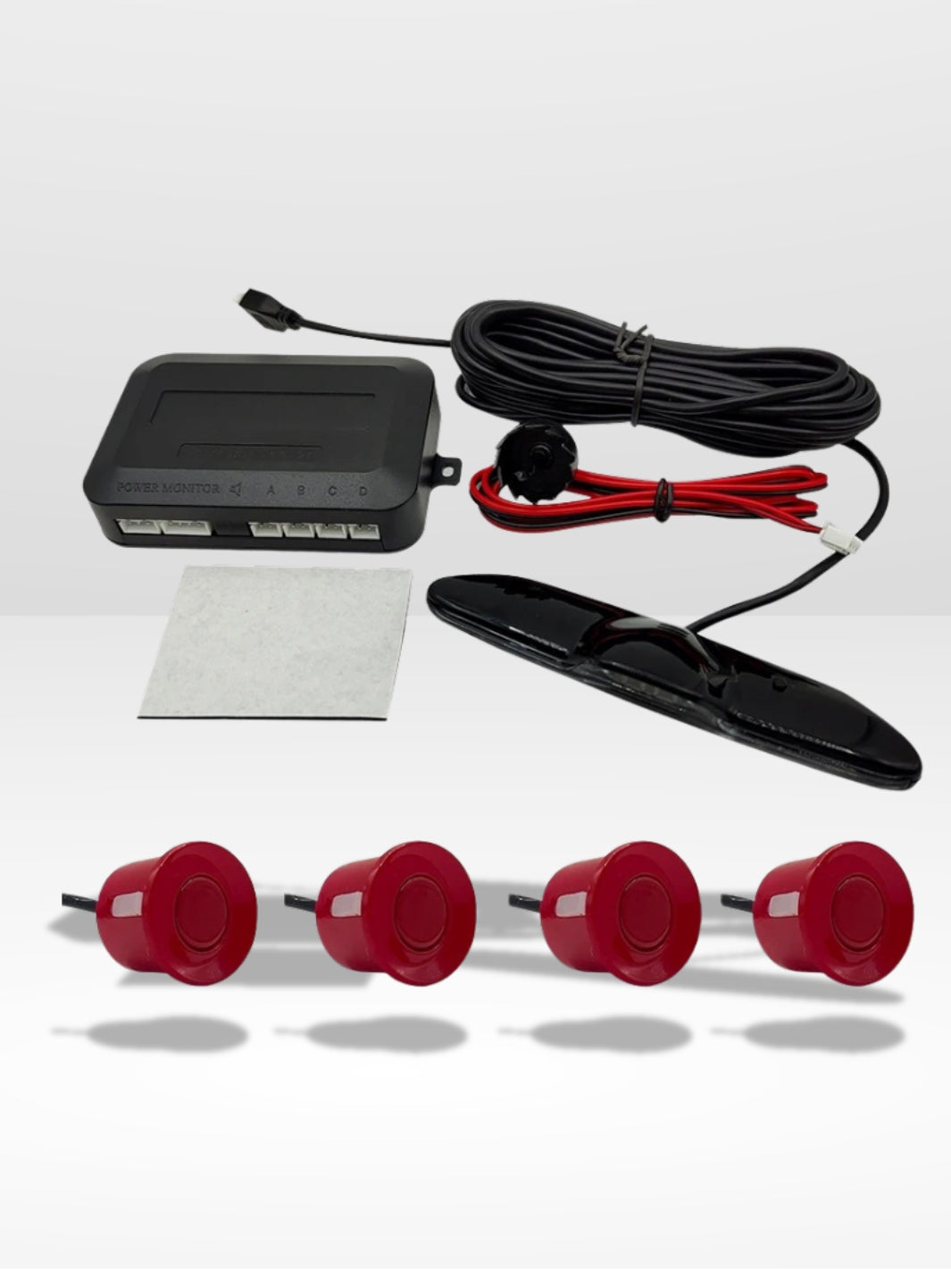 LED Display Parking Assistant with Reverse Radar System