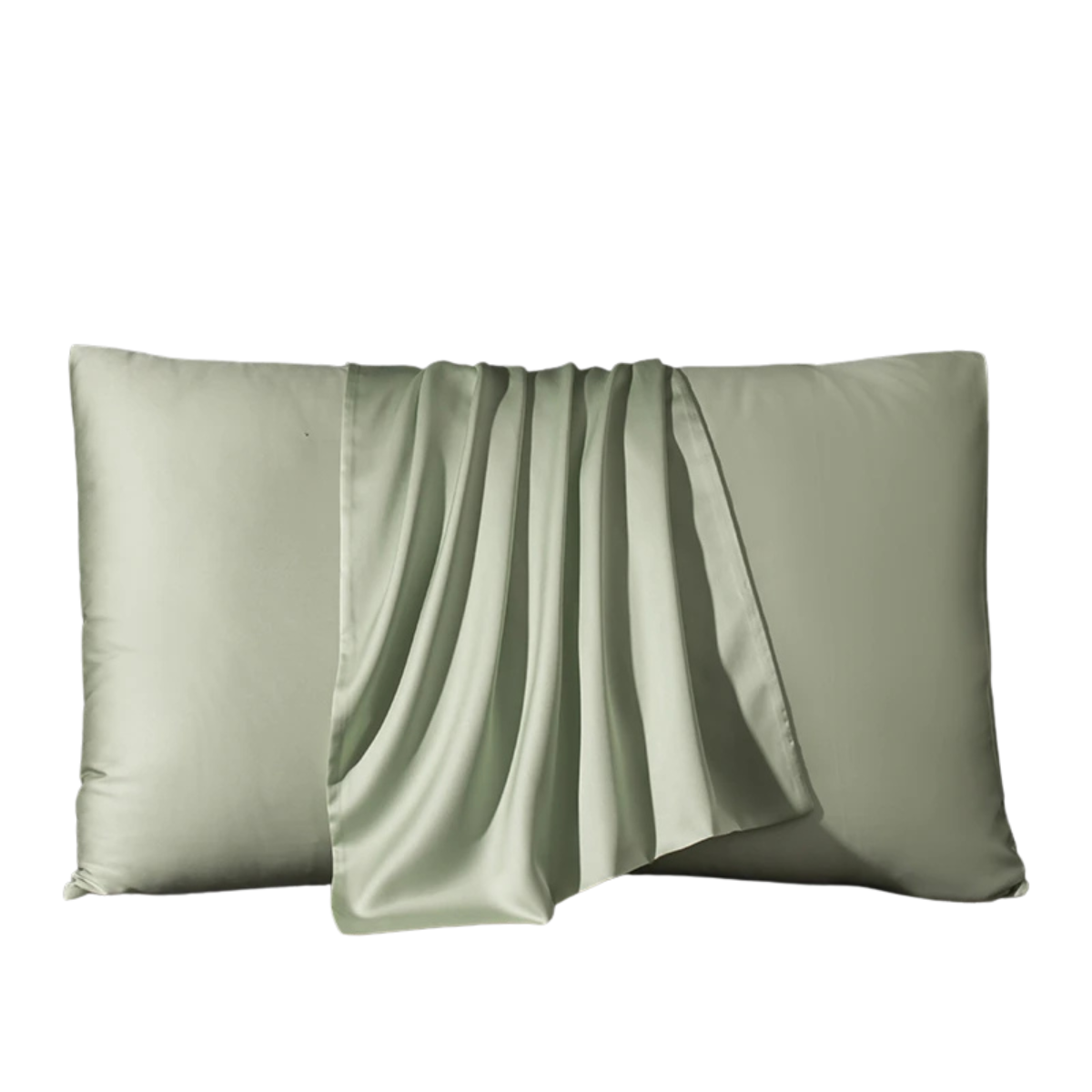 Silk Pillowcase Made from Mulberry for Hair and Skin Care – Light Green