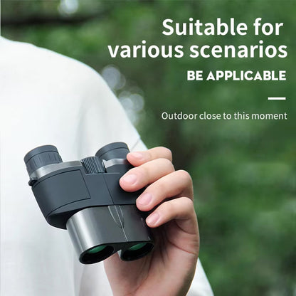 10X Compact Binoculars Featuring BAK4 Prisms