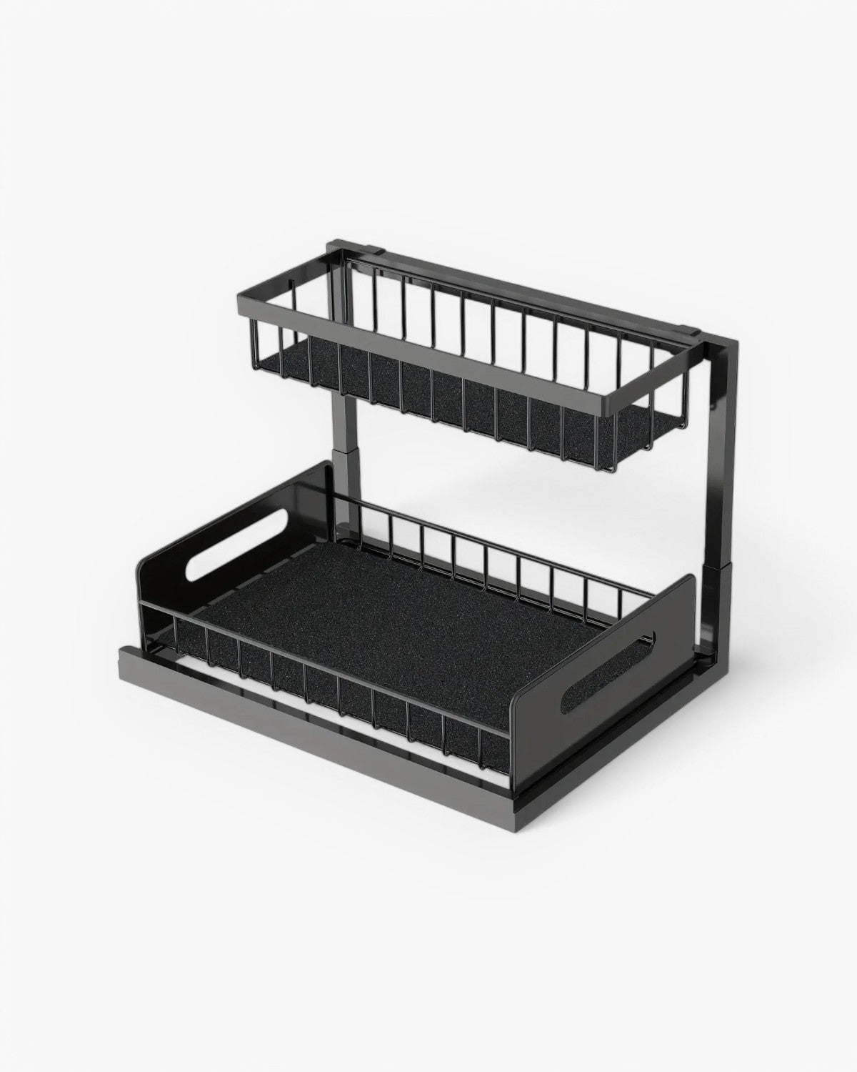 Extendable Under-Cabinet Storage Organizer – Luxurious Design – Black
