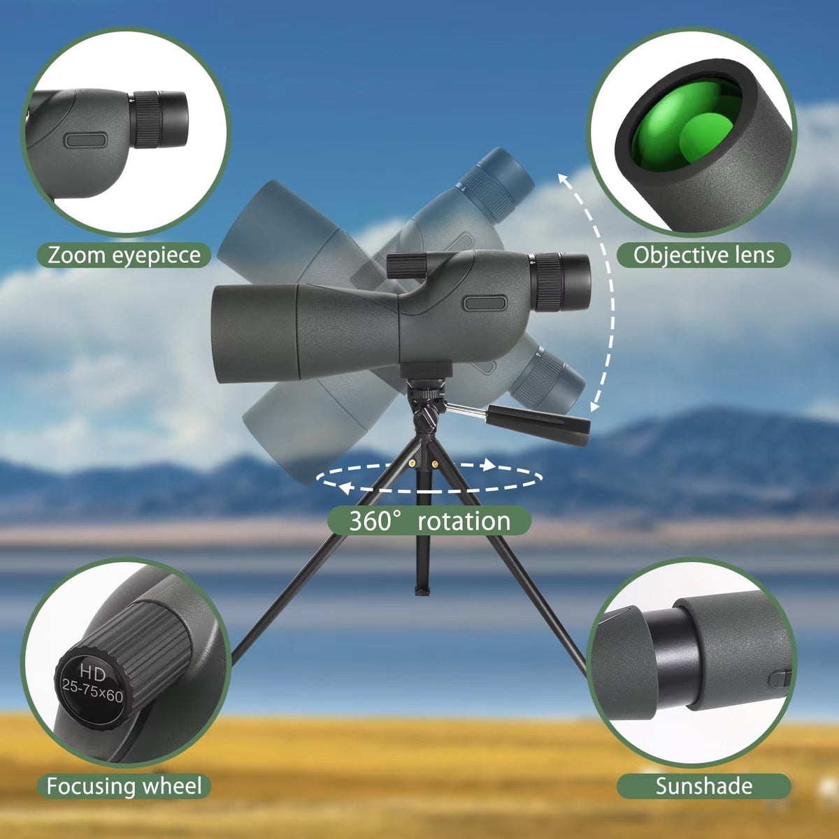 Monocular for Bird Observation - OrniLens v2 Model