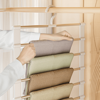 Multi-Hangers for Stylish Wardrobe Organization – White