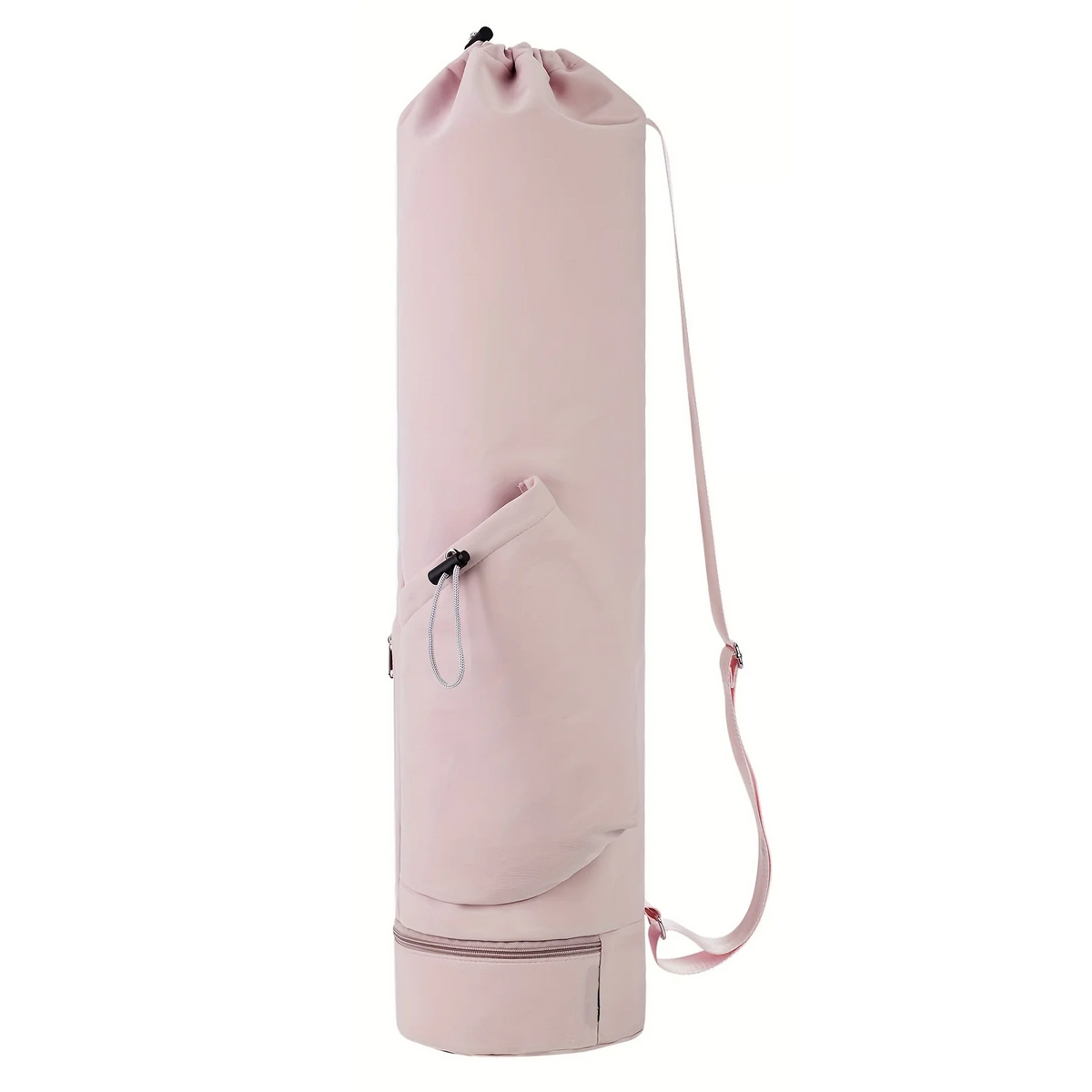 Mat Bag for Yoga with Pocket for Water Bottle – Pink