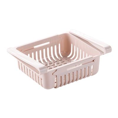 Versatile Fridge Organizer Shelf – Pink