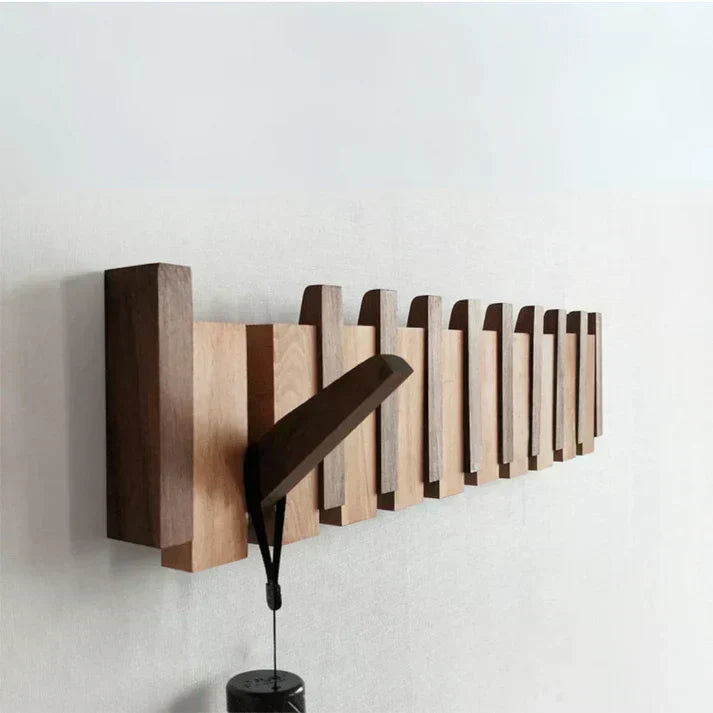 Stylish Wooden Coat Rack for Piano Hangers – Clothing Storage