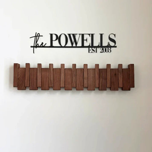 Wooden Piano Wall Hook - Harmony Coat Hanger