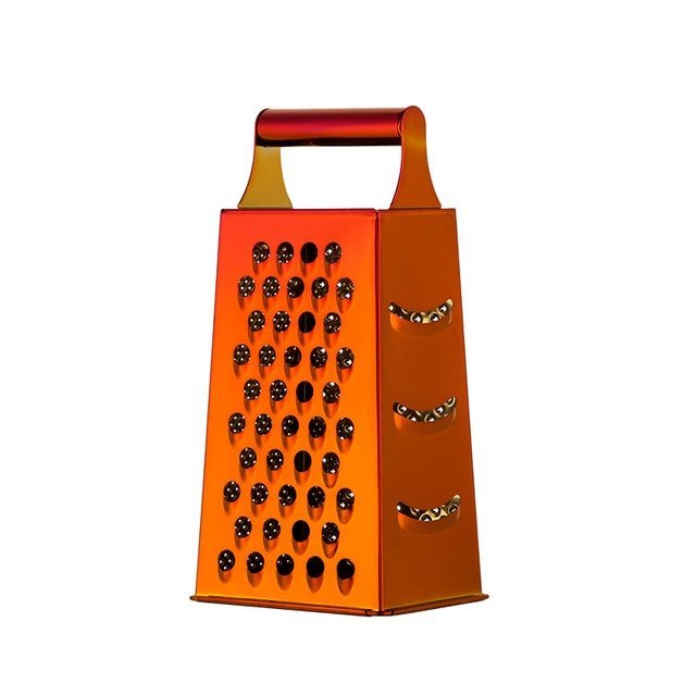 Handheld Grater Made of Stainless Steel – Red