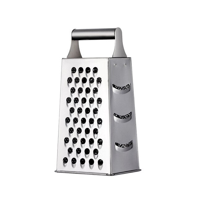 Handheld Grater Made of Stainless Steel – Silver
