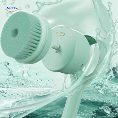 Electric Back Scrubber | Effortless Cleaning Tool for Hard-to-Reach Areas – Green