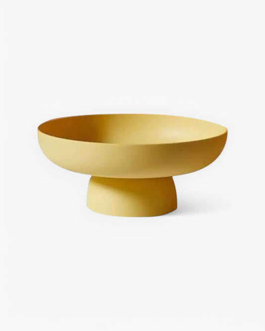Vintage-Inspired Serving Bowl – Elegant Design for Stylish Dining – Yellow