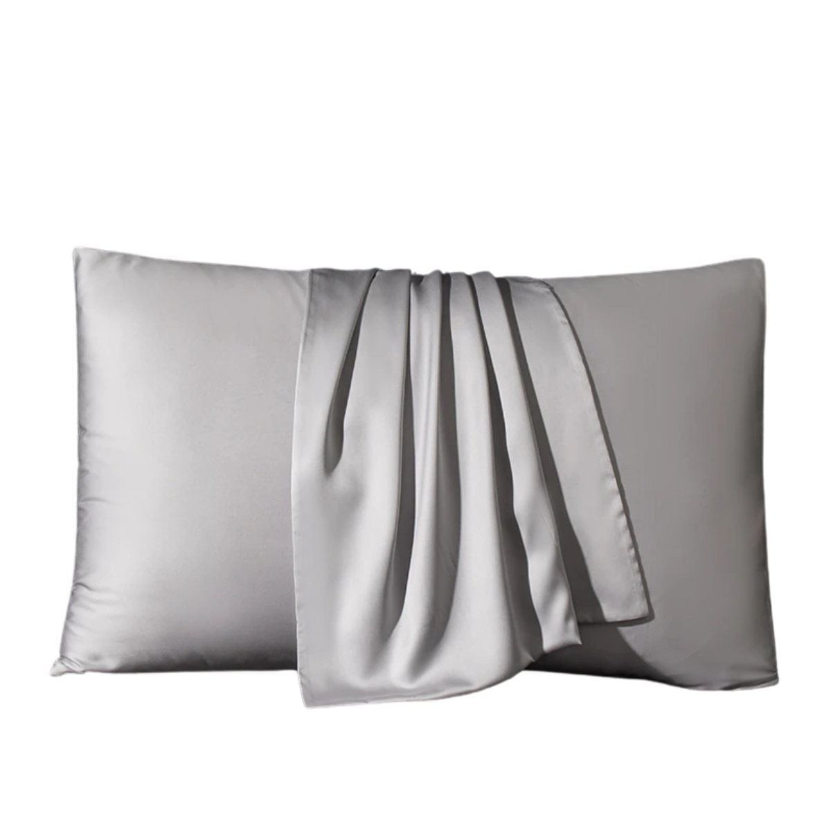 Silk Pillowcase Made from Mulberry for Hair and Skin Care – Silver Grey