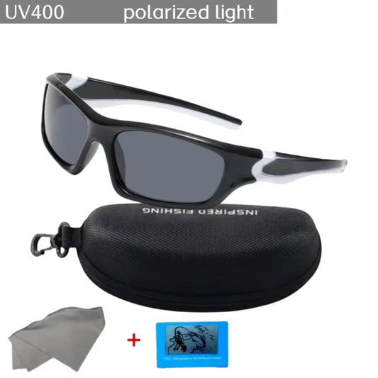 Polarized Sunglasses for Boating and Fishing in the UK – Black with bag