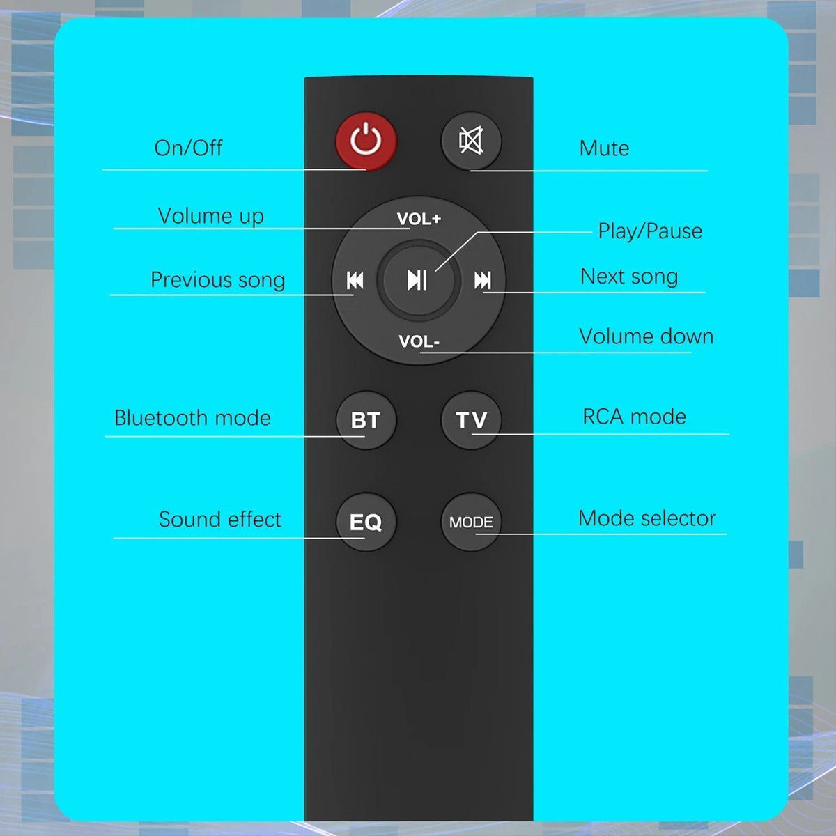 Soundbar with Subwoofer for Enhanced Audio Experience