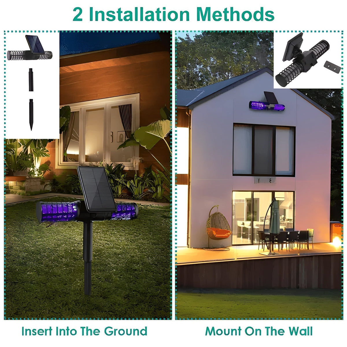Chemical-Free Solar Bug Zapper for Outdoor Pest Control in the UK