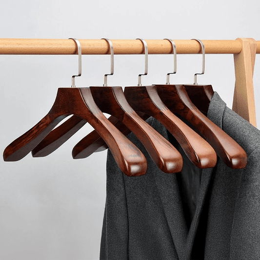 Wooden Suit and Coat Hangers – Elegant Sculptural Design
