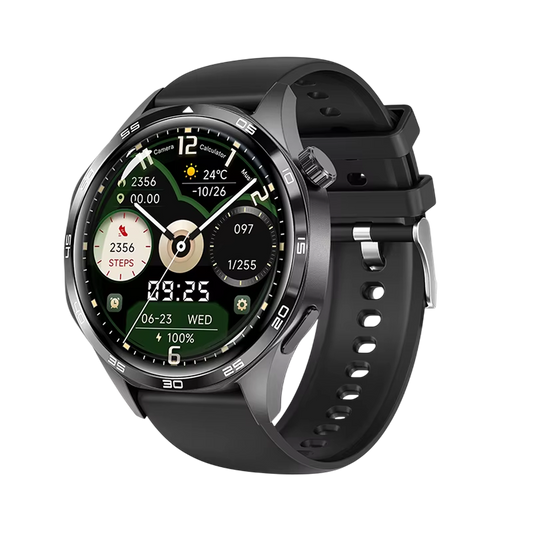 Rugged Hiking Smartwatch with GPS and Offline Mapping Features – Black
